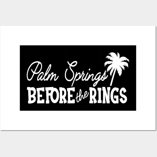 Bride - Palm springs before the rings Wall Art by KC Happy Shop